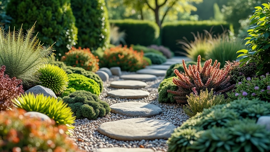 Comment créer un jardin de rocailles avec des plantes succulentes et des cailloux colorés