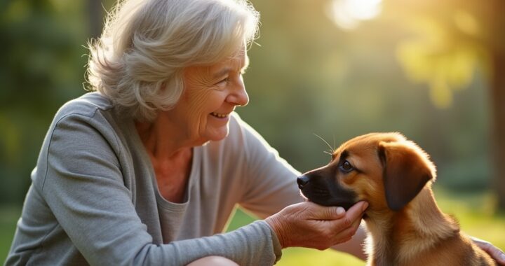 bienfaits des animaux de compagnie sur la santé mentale des personnes âgées