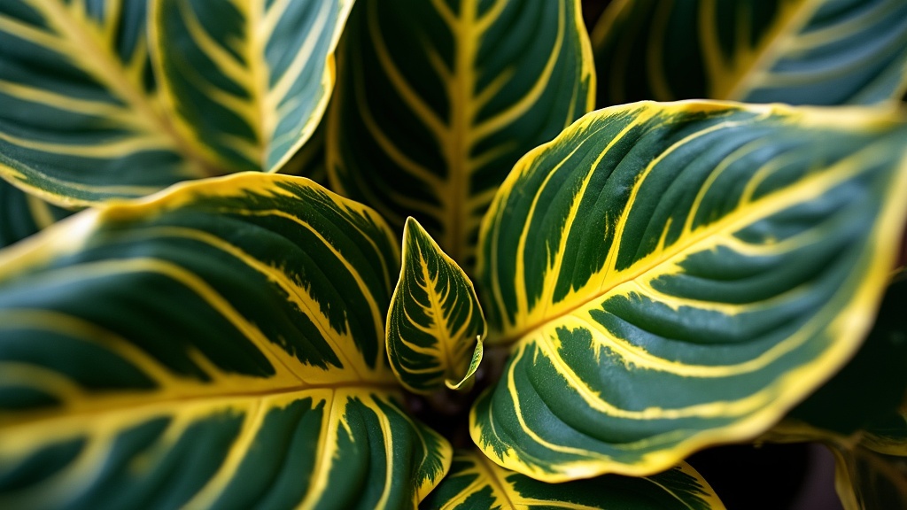 calathea 'Yellow Fusion' pour déco intérieure originale