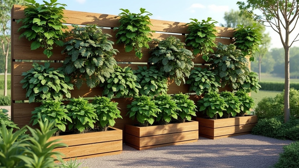 créer un potager vertical avec des matériaux de récupération