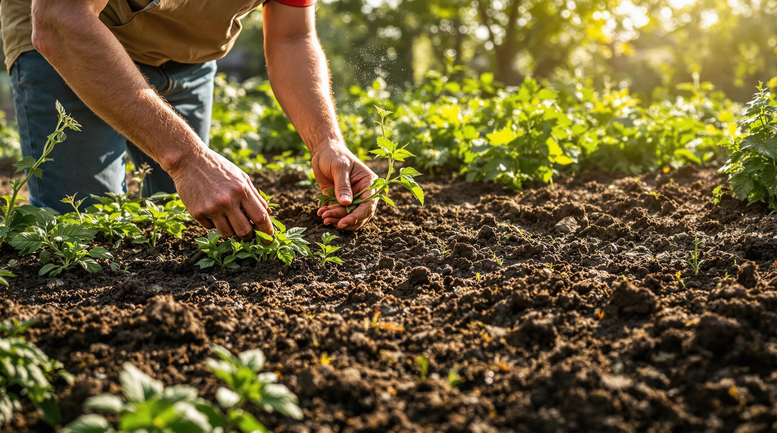 démarrer un potager sans travail du sol