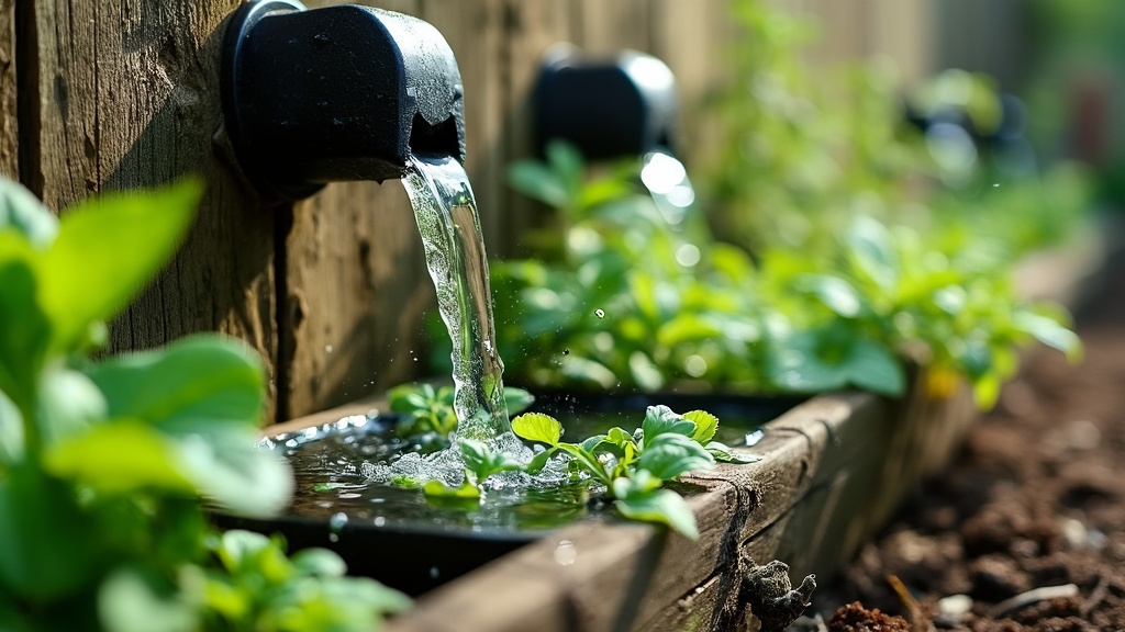 économie d'eau avec un potager hydroponique vertical