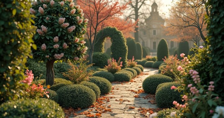 février au jardin d'ornement