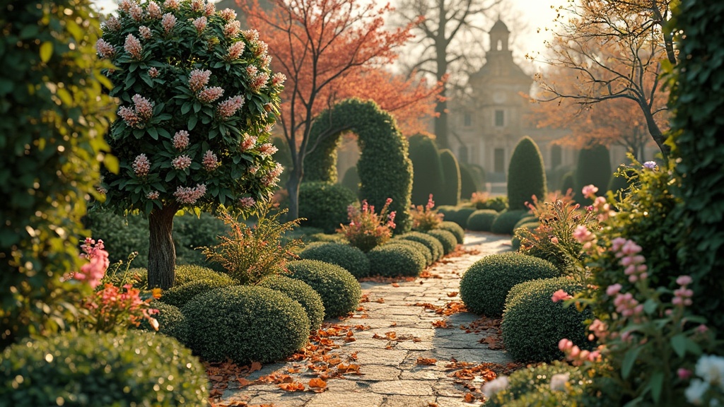 février au jardin d'ornement