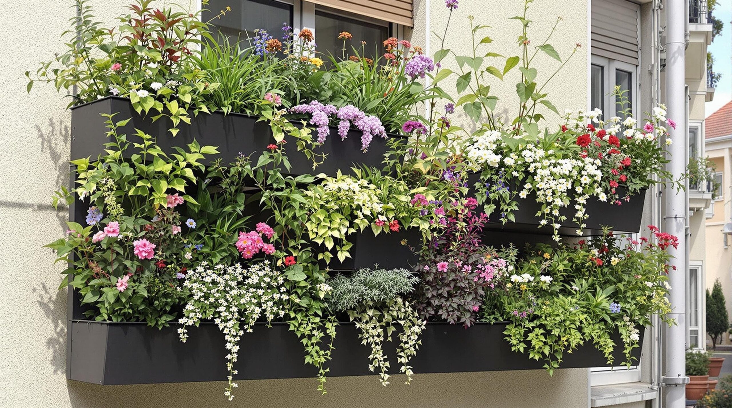 idées de jardin vertical pour balcons