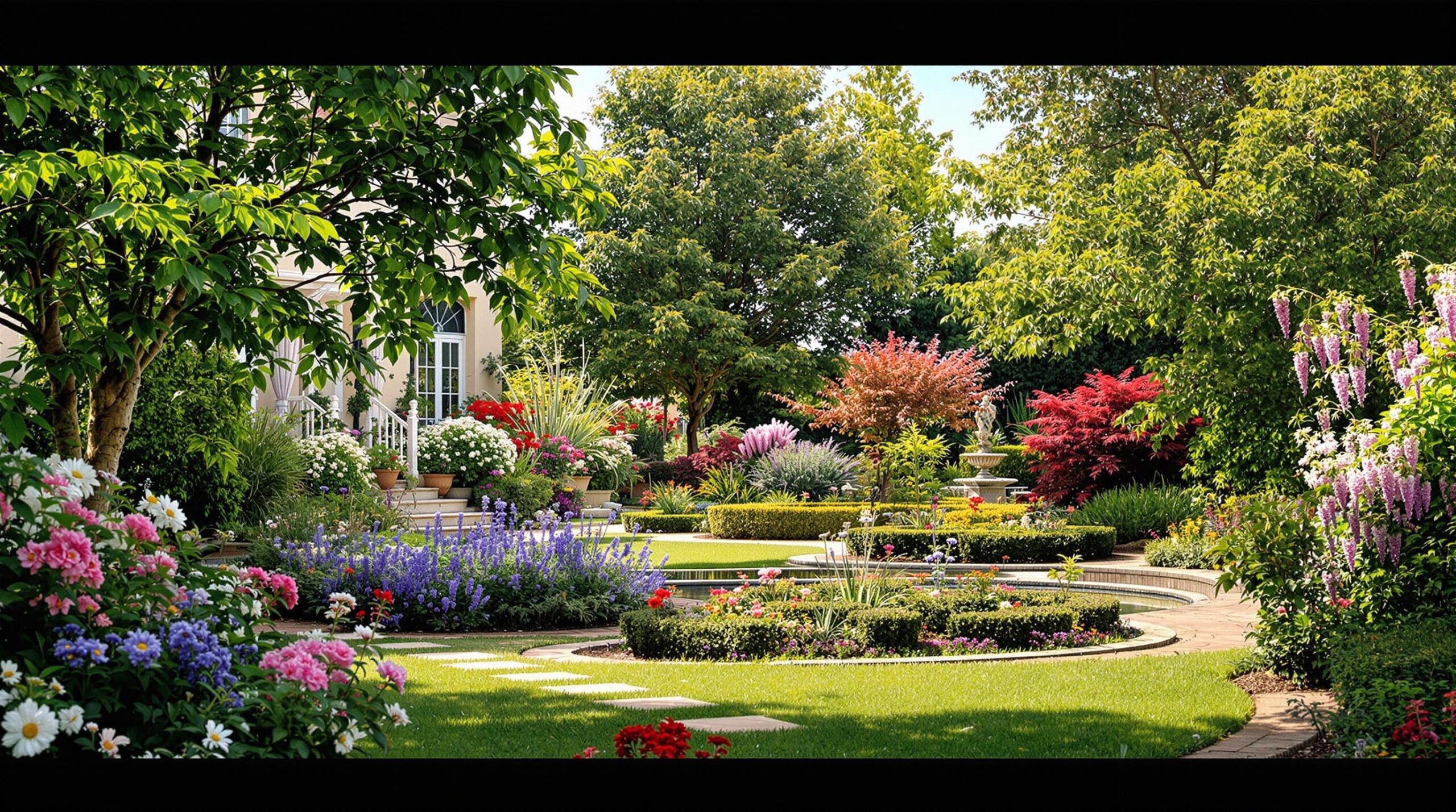 jardin à l'anglaise en france