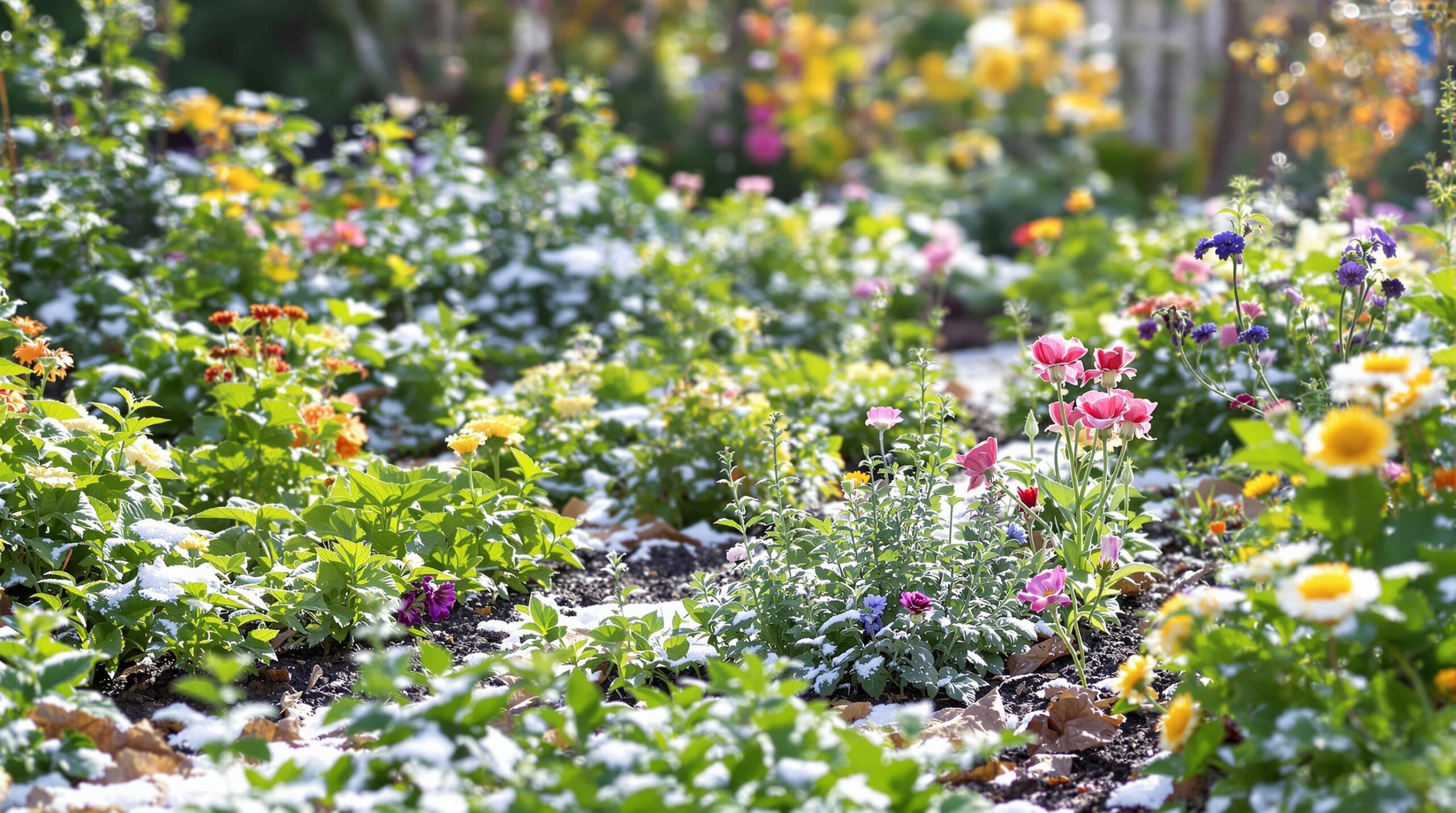 jardin potager en février