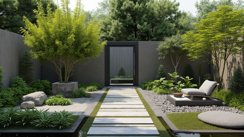 modèle de jardin zen