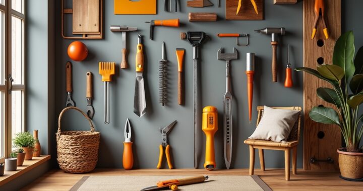 outils de bricolage polyvalents pour projets de rénovation domestique