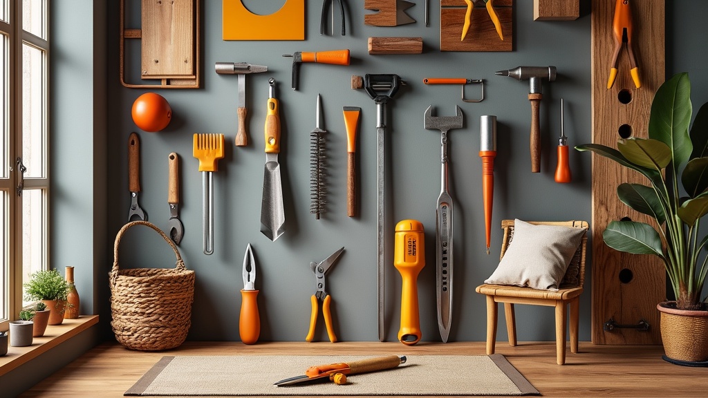 outils de bricolage polyvalents pour projets de rénovation domestique