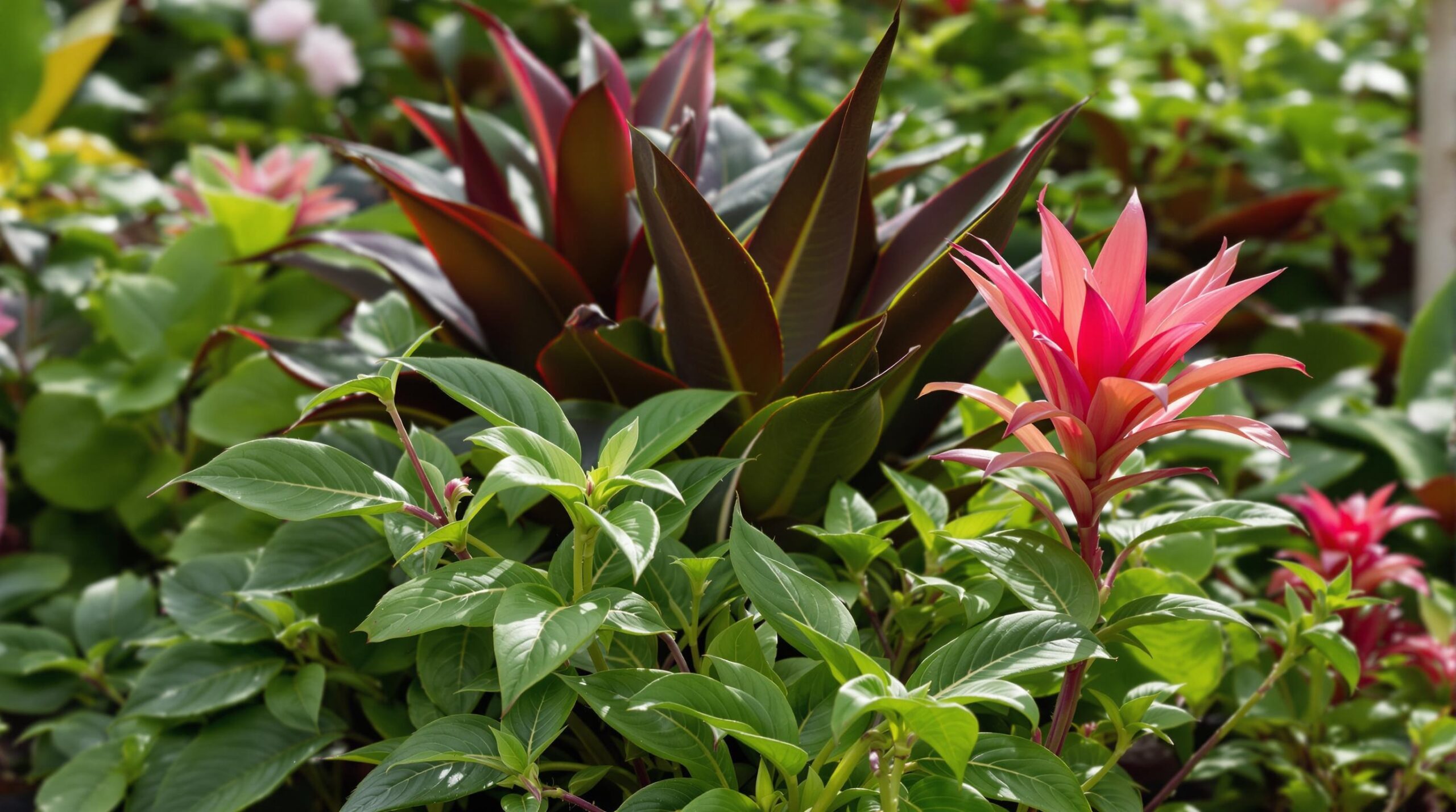 plante exotique au jardin