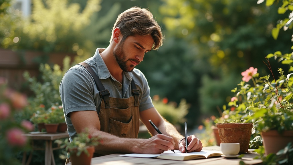 travailler dans son jardin