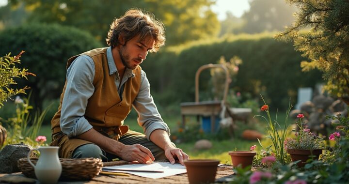 travailler dans son jardin