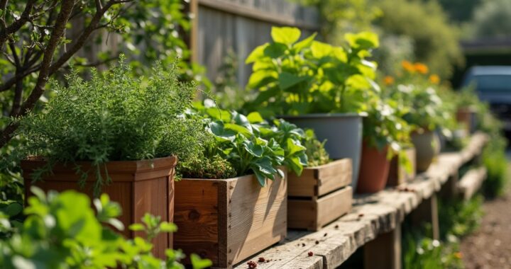 faire un potager en bois