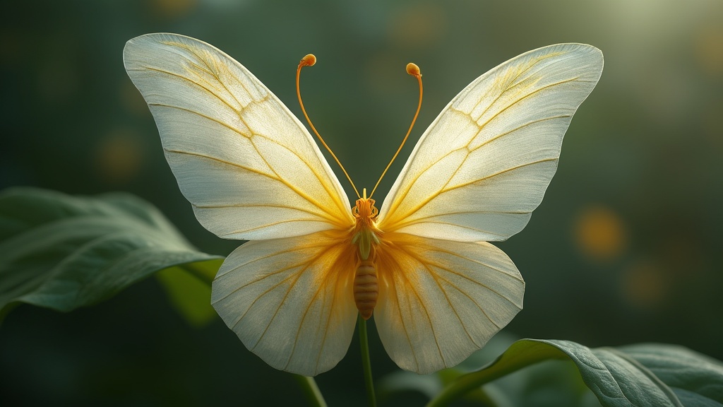 fleur en forme de papillon