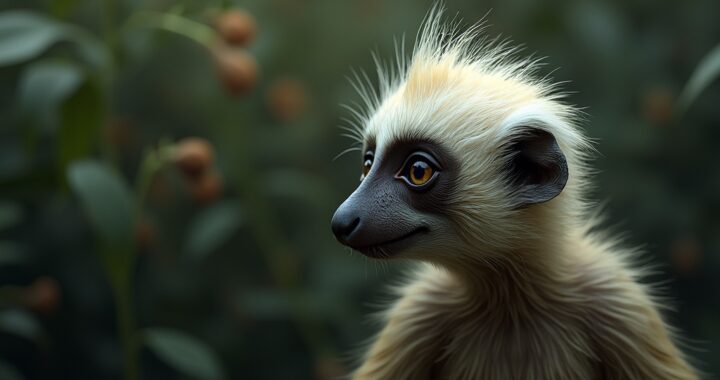 fleur tête de singe