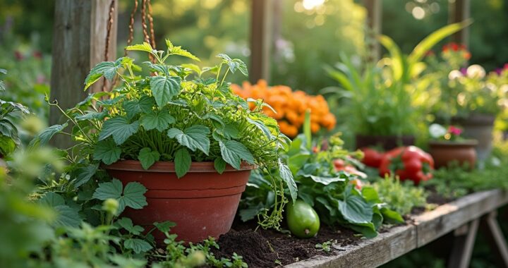 idée potager en hauteur