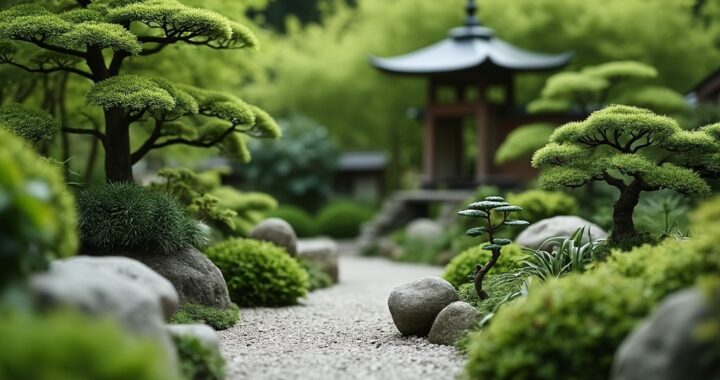 jardin japonais miniature à faire soi-même