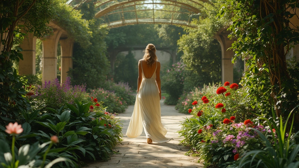 le jardin la femme