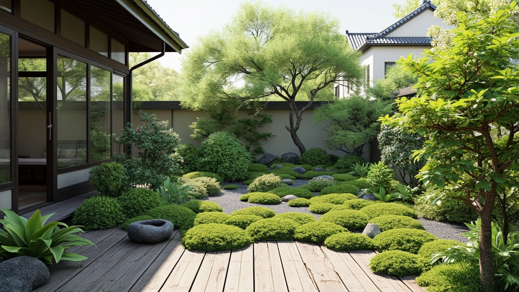 petit jardin japonais sur terrasse