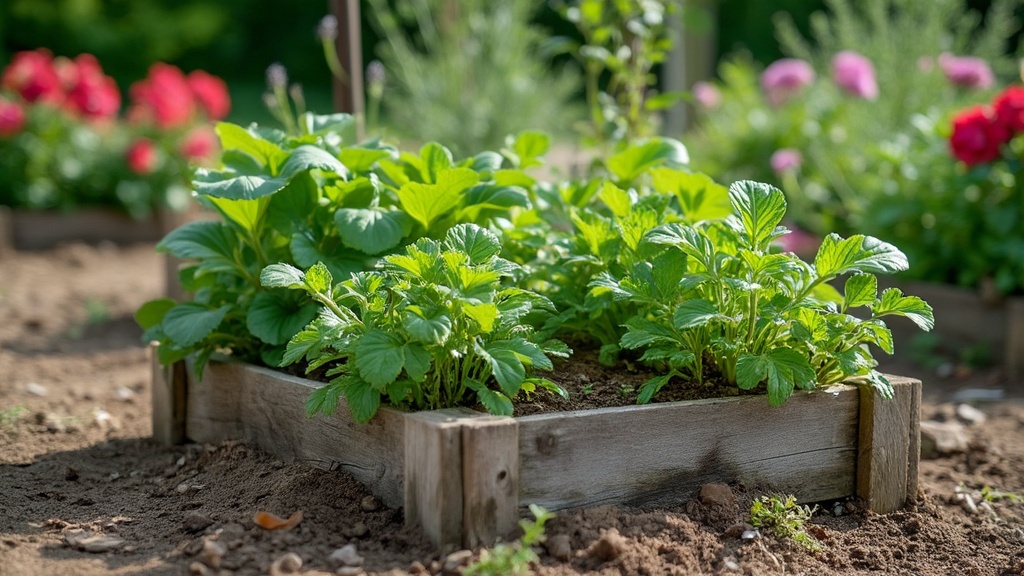 potager sur pied avec serre