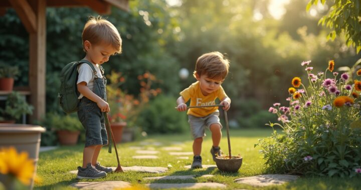 activité autour du jardin