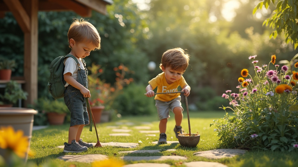 activité autour du jardin