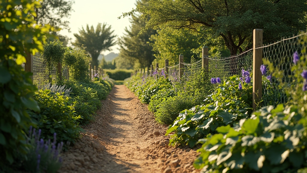 allée de potager à dérouler