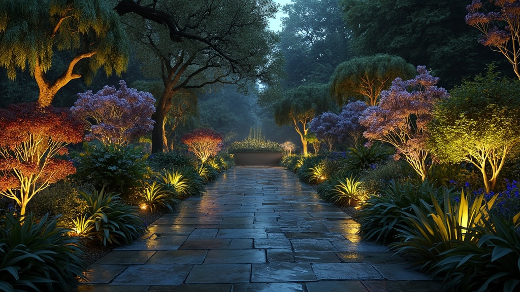 jardin des plantes lumières