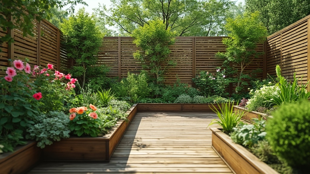 jardin potager en bois