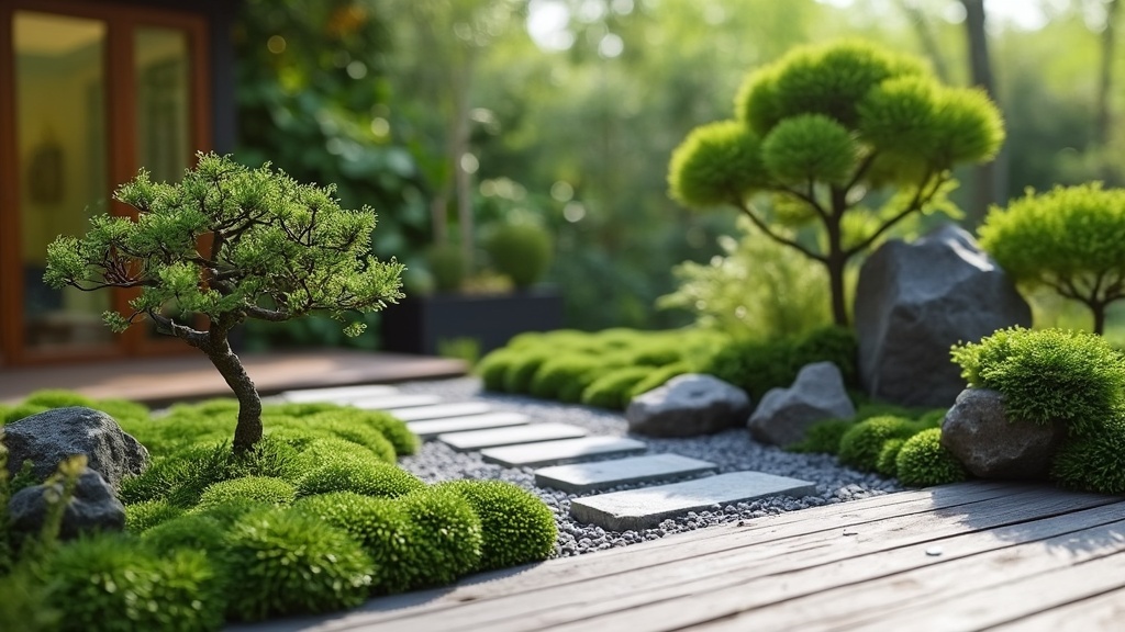 jardin zen miniature extérieur