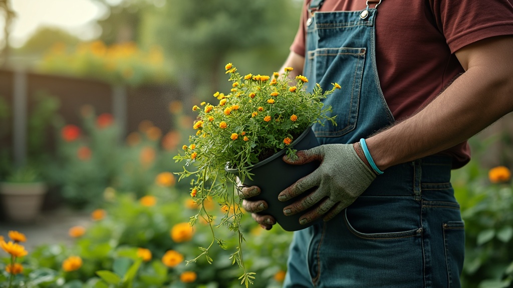 les taches d'un jardinier