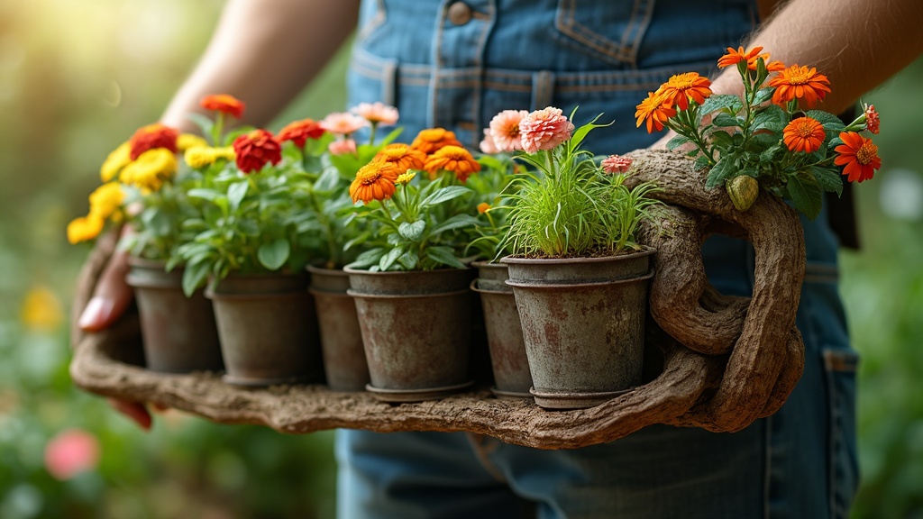 les taches d'un jardinier