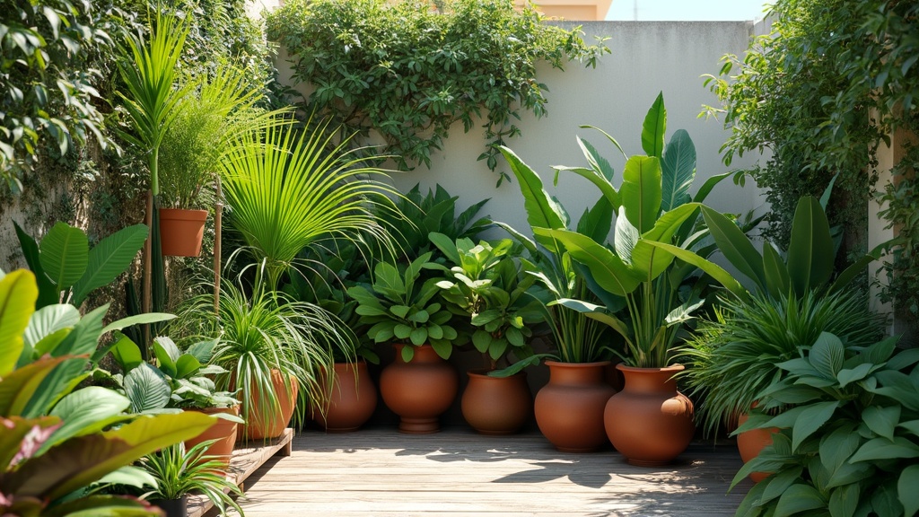 plante exotique extérieur plein soleil