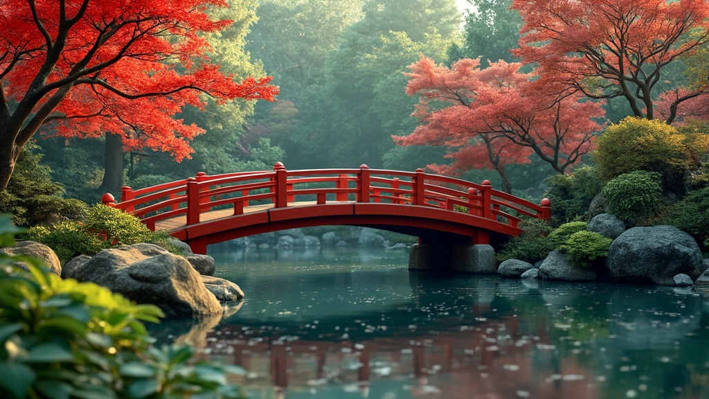 pont de jardin japonais