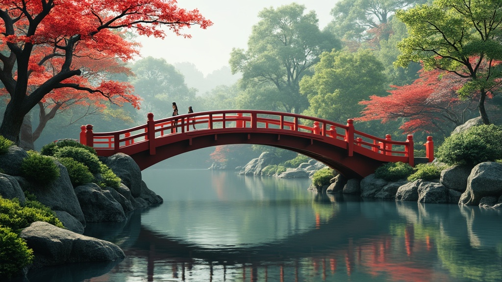 pont de jardin japonais